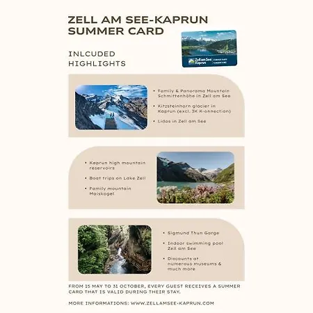 Bellevue - Incl Summercard Zell am See